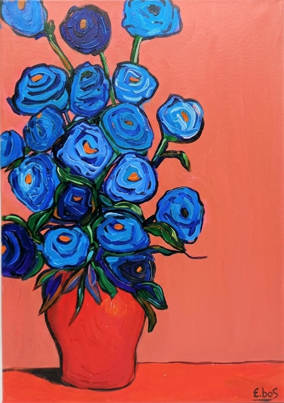 Blumen rot