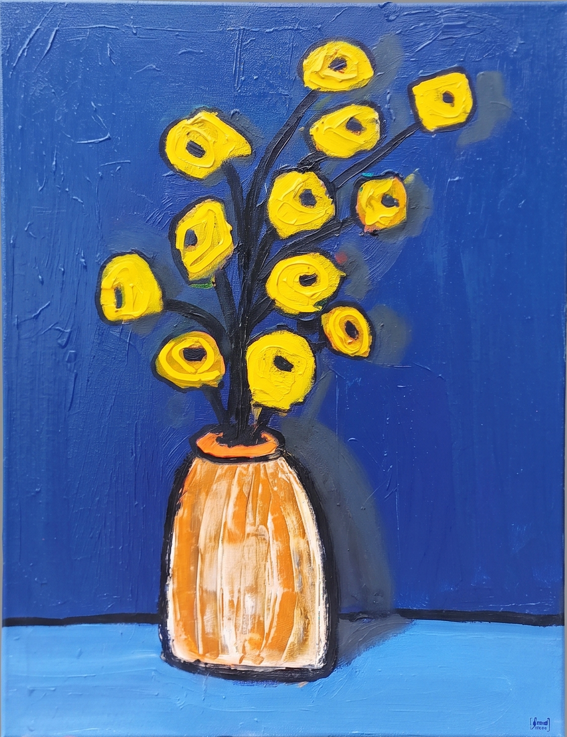 Blumen Blau