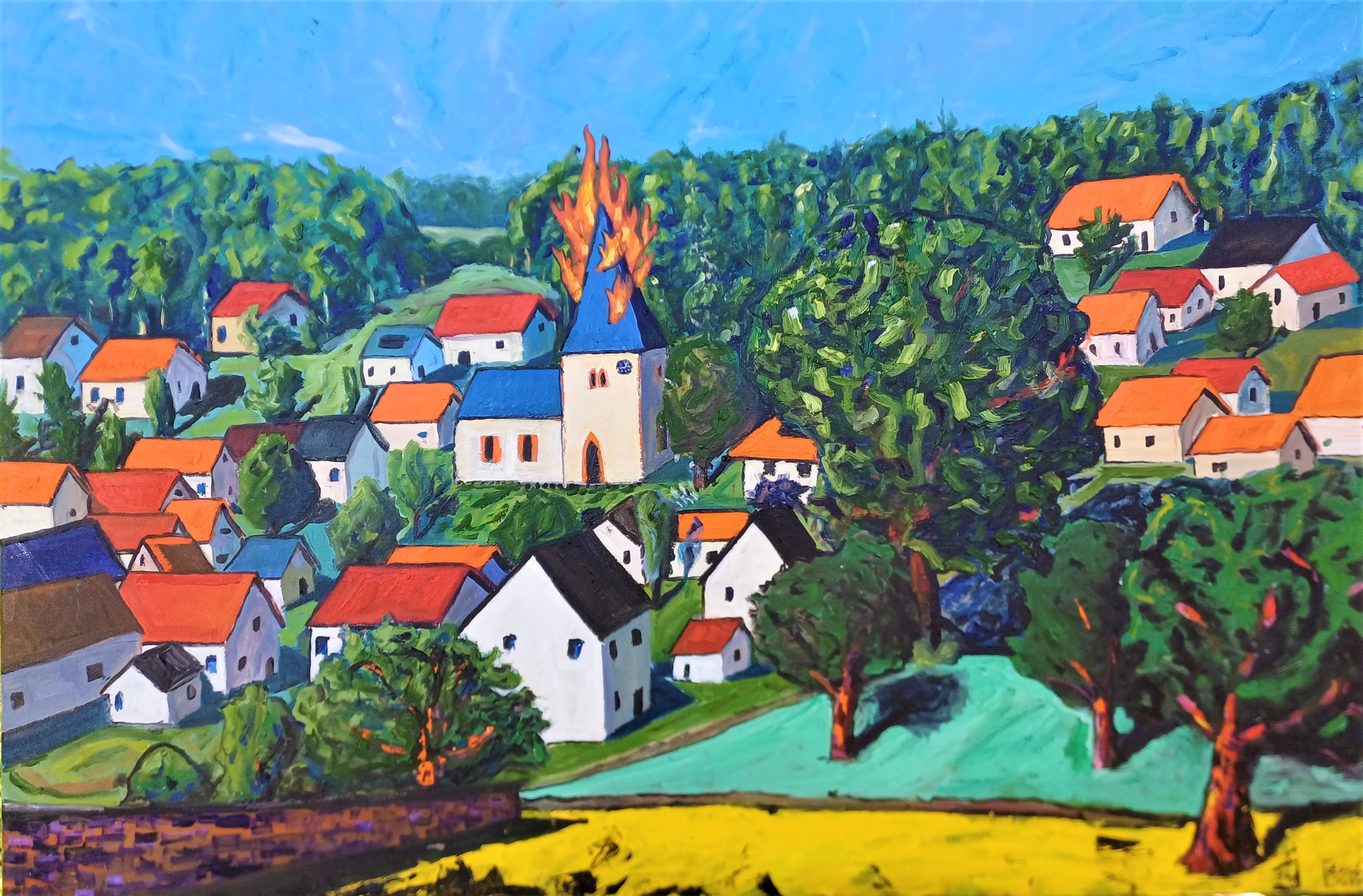 Kirchenbrand von Gonterskirchen